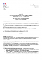 Arrêté préfectoral PDG sanglier 2021 – 2022