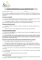 CONTRAT PARTICIPATION DISPOSITIF ARGENT DE POCHE